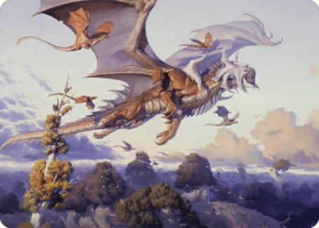 Rith, Tarjeta de Arte Primigenio Liberado [Serie de Arte Dominaria United] 