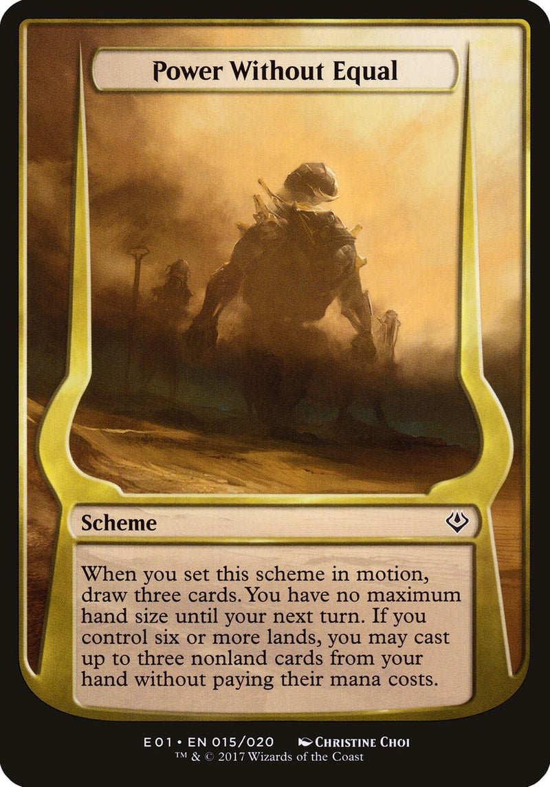 Poder Sin Igual (Esquemas) [Archienemigo: Esquemas de Nicol Bolas] 