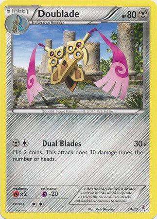 Doble hoja (14/30) [XY: Kit de entrenador 1 - Bisharp] 