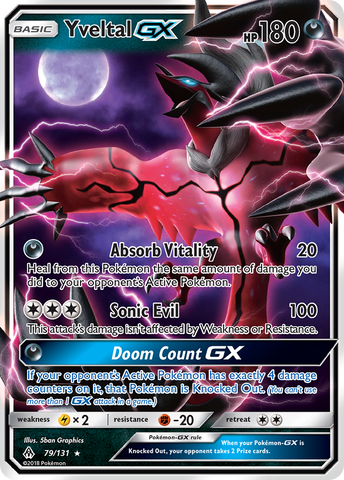 Yveltal GX (79/131) [Sol y Luna: Luz Prohibida] 