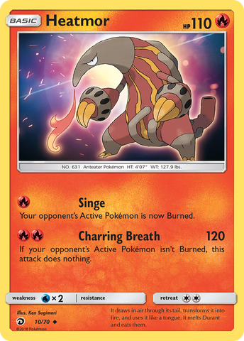 Heatmor (10/70) [Sol y Luna: Majestad del Dragón] 