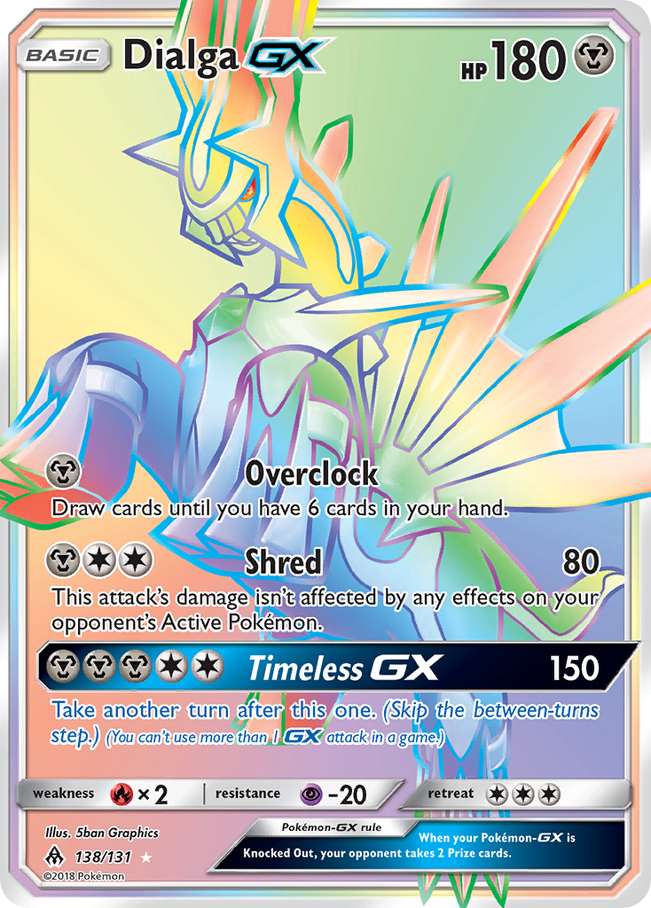Dialga GX (138/131) [Sol y Luna: Luz Prohibida] 