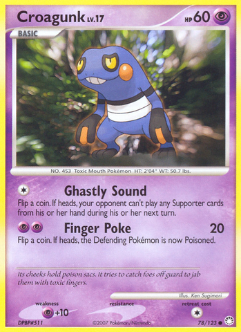 Croagunk (78/123) [Diamante y perla: tesoros misteriosos] 