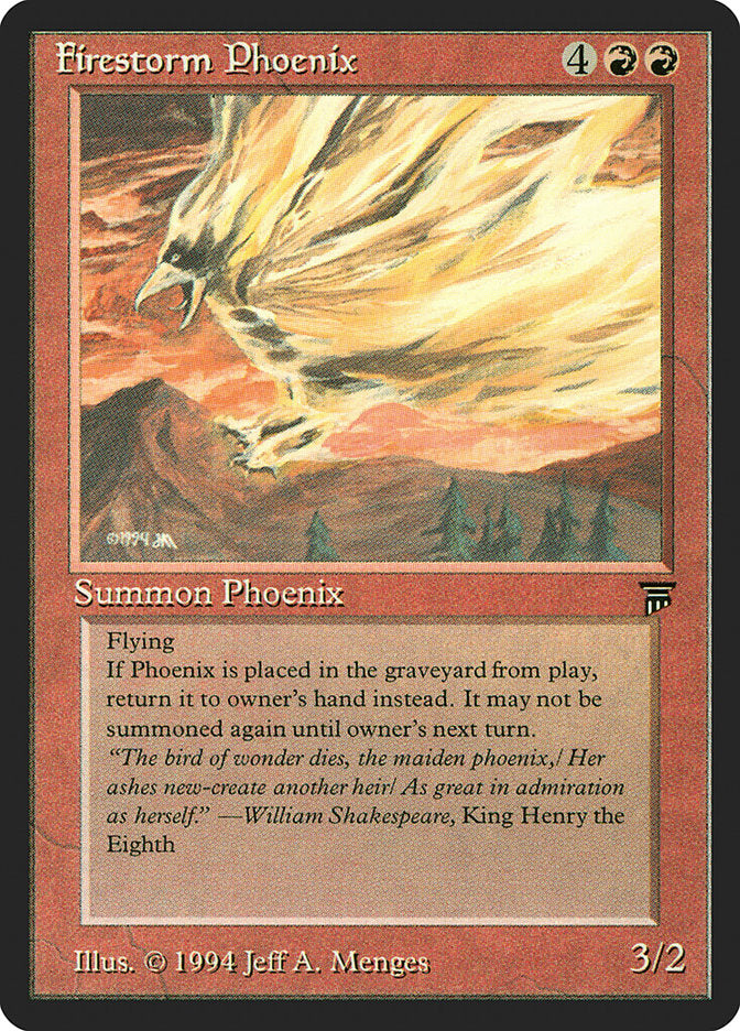 Fénix tormenta de fuego [Leyendas] 