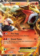 Entei EX (13/108) [Blanco y negro: Exploradores oscuros] 