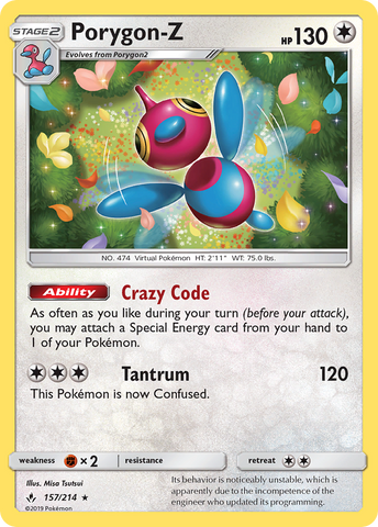 Porygon-Z (157/214) [Sol y Luna: Vínculos inquebrantables] 