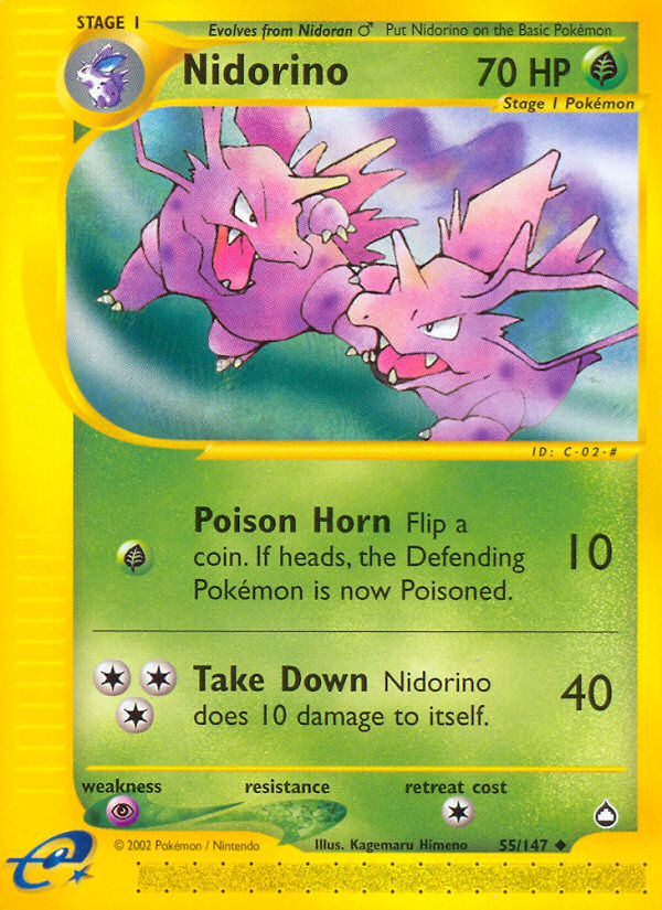 Nidorino (55/147) [Acuápolis] 