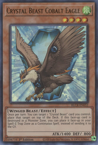 Águila Cobalto Bestia de Cristal [BLCR-EN052] Ultra Raro 