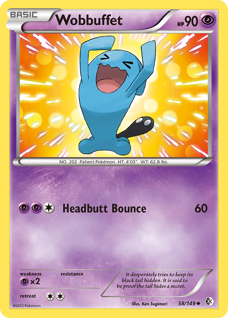 Wobbuffet (58/149) [Blanco y negro: Límites cruzados] 