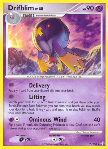 Drifblim (16/100) [Diamante y Perla: Stormfront] 