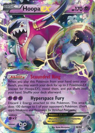 Hoopa EX (36/98) (Tarjeta Jumbo) [XY: Orígenes antiguos] 