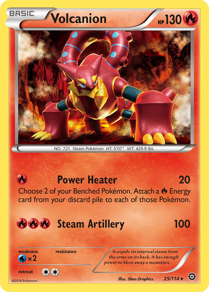 Volcanion (25/114) [XY: Asedio de vapor] 