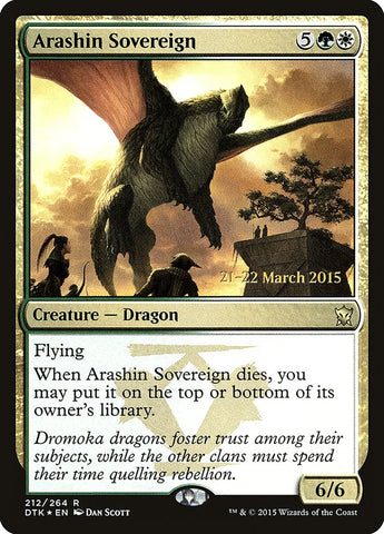Arashin Sovereign [Promociones de presentación de Dragones de Tarkir] 
