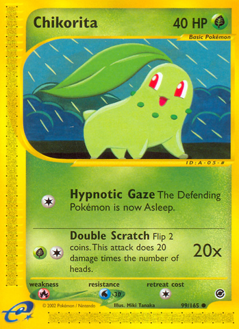 Chikorita (99/165) [Expedición: Conjunto básico] 