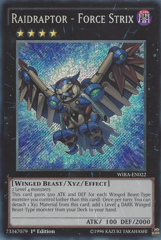 Raidraptor - Force Strix [WIRA-EN022] Secreto Raro 