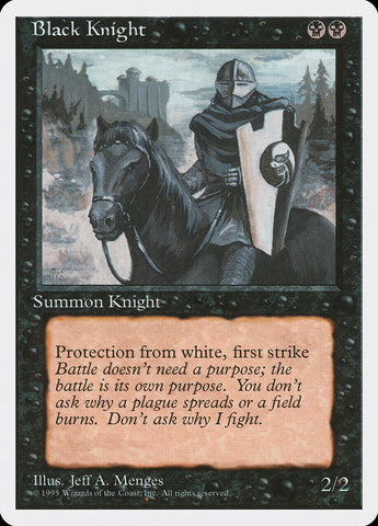 Caballero Negro [Cuarta Edición] 