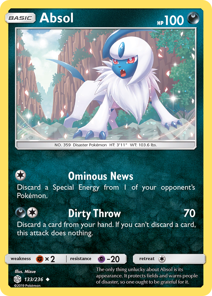 Absol (133/236) [Sol y Luna: Eclipse Cósmico] 