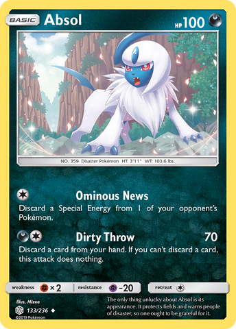 Absol (133/236) [Sol y Luna: Eclipse Cósmico] 
