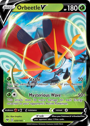 Orbeetle V (020/185) [Espada y escudo: voltaje vivo] 