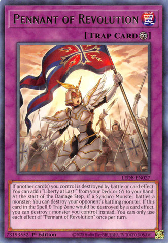 Banderín de la Revolución [LED8-EN027] Raro 