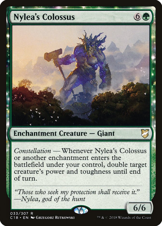 El coloso de Nylea [Commander 2018] 