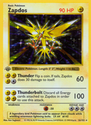 Zapdos (16/102) (Shadowless) [Conjunto básico 1.ª edición] 