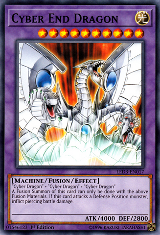 Dragón Final Cibernético [LED3-EN017] Común 