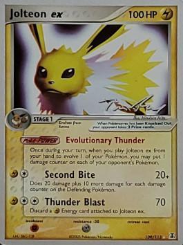 Jolteon ex (109/113) (Ascenso legendario - Tom Roos) [Campeonato del Mundo 2007] 