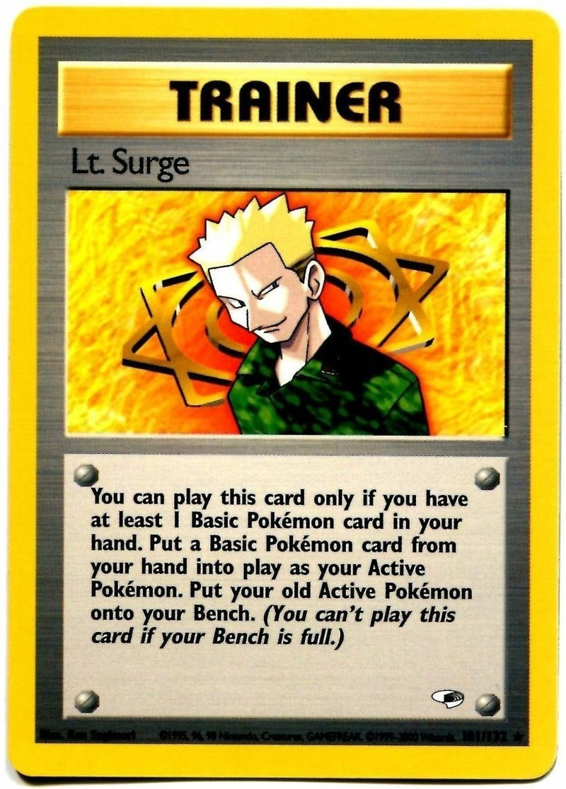 Teniente Surge (101/132) [Gym Heroes Unlimited] 