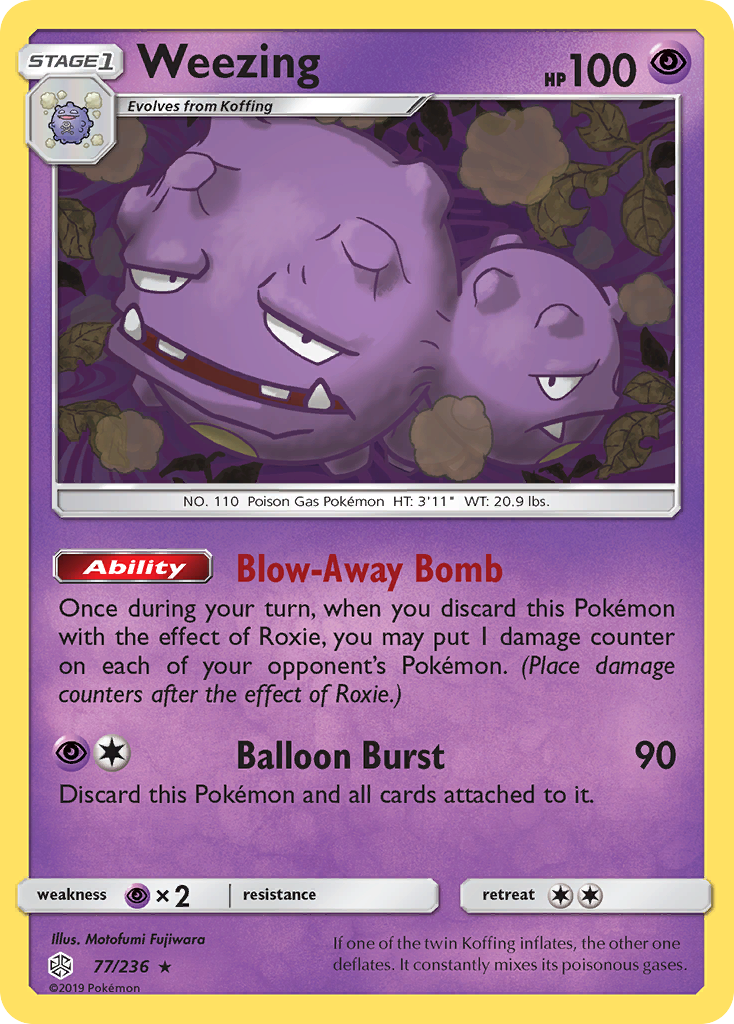 Weezing (77/236) [Sol y Luna: Eclipse cósmico] 