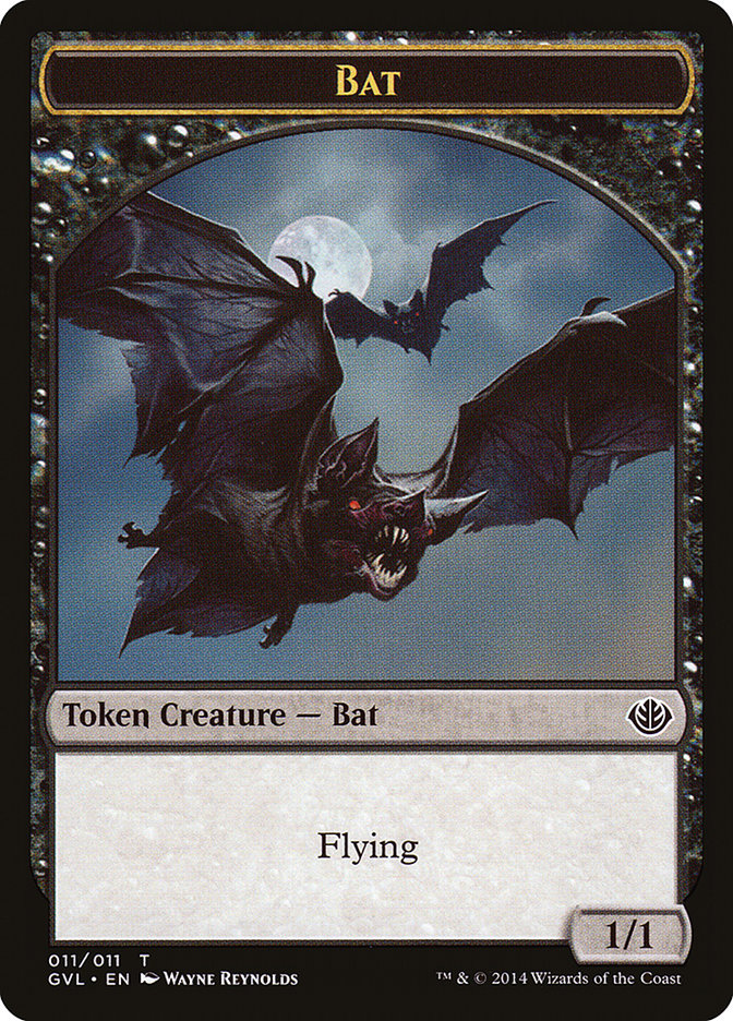Bat Token (Garruk vs. Liliana) [Fichas de antología de Duel Decks] 