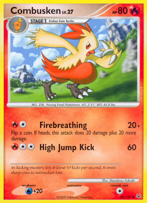 Combusken (45/127) [Platino: Conjunto básico] 