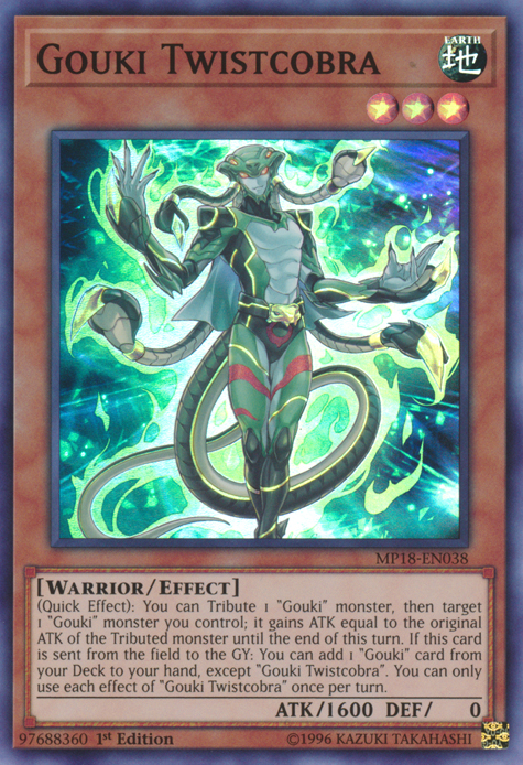 Gouki Twistcobra [MP18-EN038] Súper Raro 