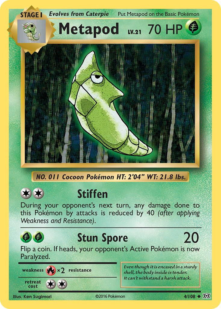 Metapod (4/108) [XY: Evoluciones] 