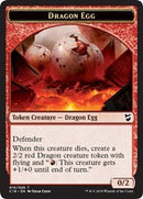 Huevo de Dragón // Ficha de Dragón de Doble Cara [Fichas Commander 2018] 