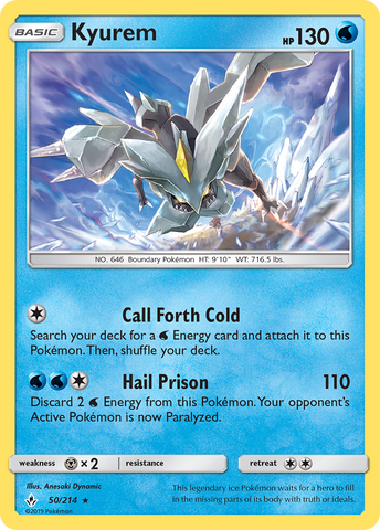 Kyurem (50/214) [Sol y Luna: Vínculos inquebrantables] 