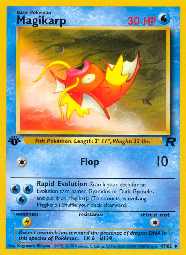 Magikarp (47/82) [Equipo Rocket 1.ª edición] 