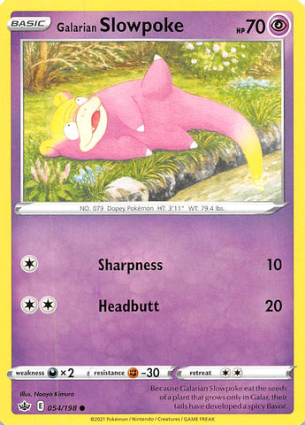 Galarian Slowpoke (054/198) [Espada y escudo: Reino escalofriante] 