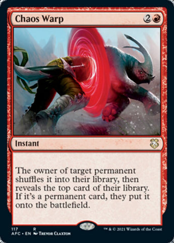 Chaos Warp [Dragones y Mazmorras: Aventuras en los Reinos Olvidados Commander] 