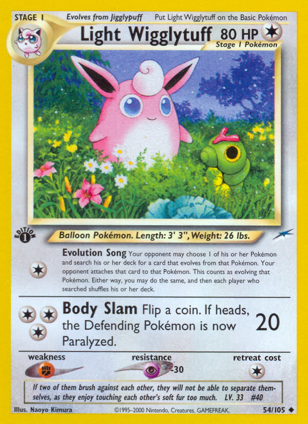 Wigglytuff ligero (54/105) [Neo Destiny 1.ª edición] 
