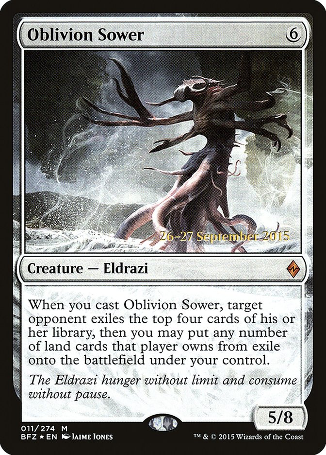 Oblivion Sower [Promociones de presentación de Battle for Zendikar] 