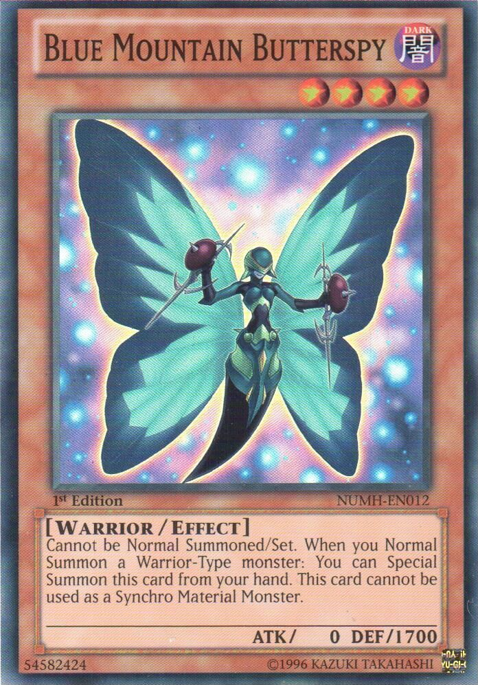 Mariposa de Montaña Azul [NUMH-EN012] Súper Rara 
