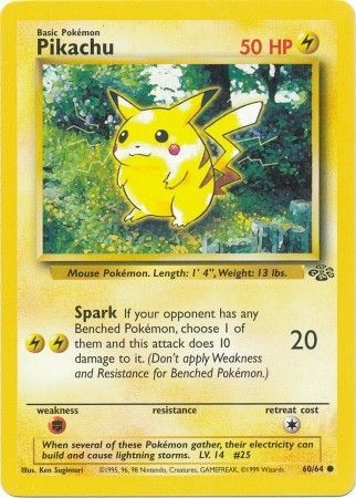 Pikachu (60/64) [Selva ilimitada] 