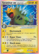 Tyranitar ex (99/101) (Especie Delta) [EX: Dragon Frontiers] 