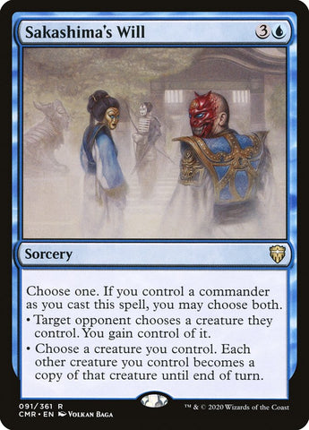 La voluntad de Sakashima [Commander Legends] 