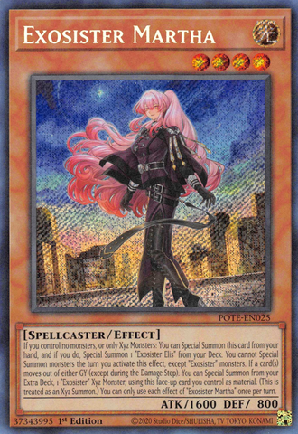 Exosister Martha [POTE-EN025] Secreto Raro 