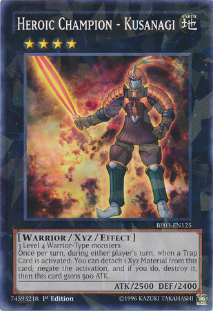Campeón heroico - Kusanagi [BP03-EN125] Shatterfoil Raro 