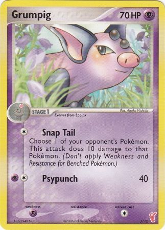 Grumpig (3/12) [EX: Kit de entrenador 2 - Plusle] 