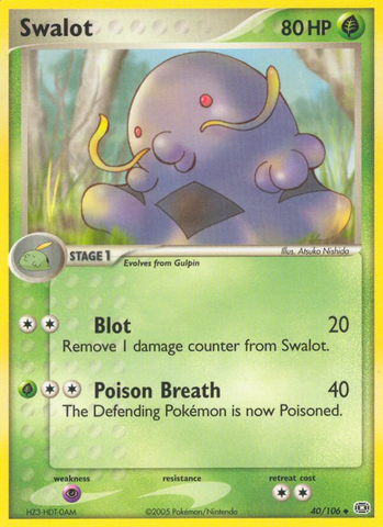Swalot (40/106) [EX: Esmeralda] 