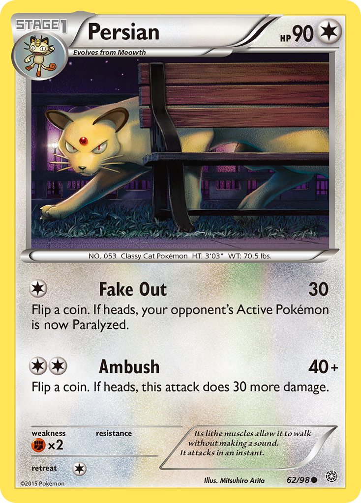 Persa (62/98) [XY: Orígenes antiguos] 